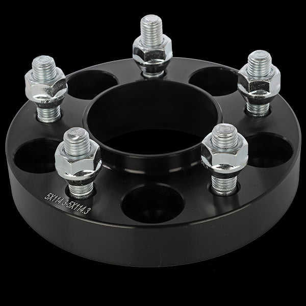DAI Bolt-on Wheel Spacers 5x114.3 12x1.50 - Centerbore 70.5mm - Thickness 25mm - Sold In Pairs (2)