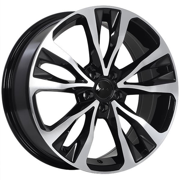 ART Replica 126 16x6.5 5x100 40 54.1mm Gloss Black - Machined Face