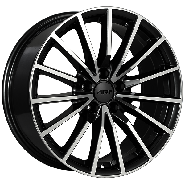ART Replica 128 18x8.0 5x112 40 57.1mm Gloss Black - Machined Face