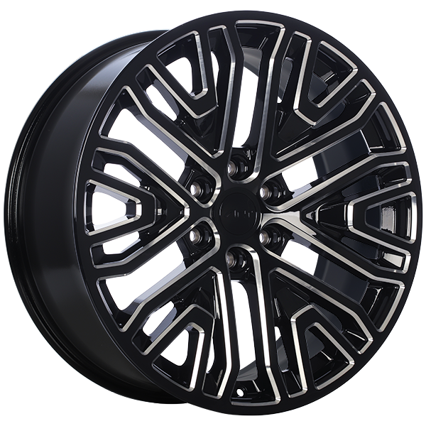 ART Replica 176 22x9.0 6x139.7 28 77.8mm Gloss Black - Milled Edge