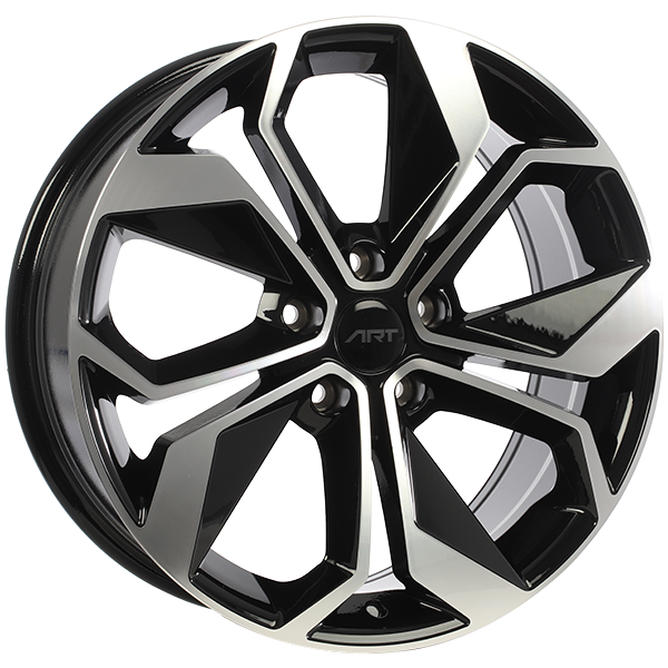 ART Replica 309 15x6.5 4x100 38 54.1mm Gloss Black - Machined Face
