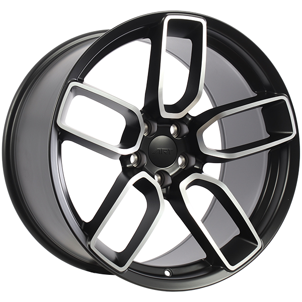 ART Replica 348 20x11.0 5x115 20 71.5mm Satin Black - Machined Face