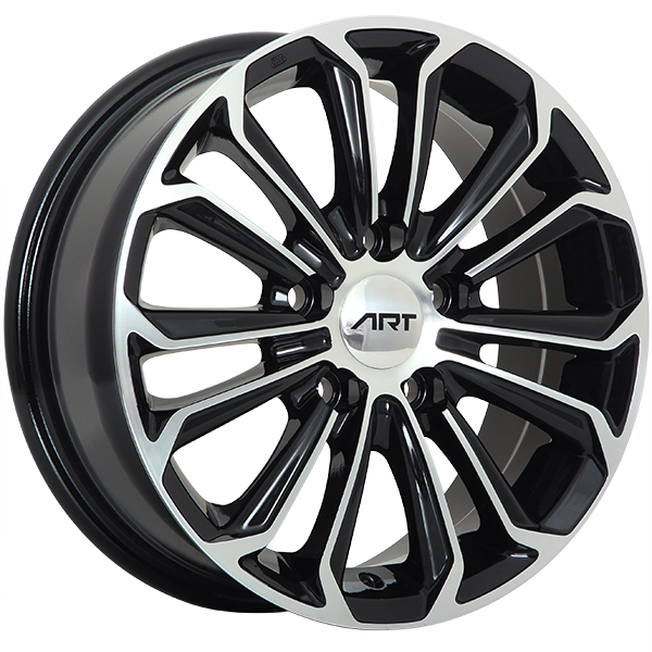 ART Replica 95 16x6.5 5x100 40 54.1mm Gloss Black - Machined Face