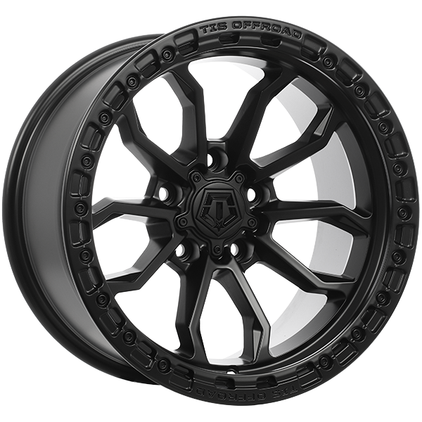 TIS Wheels 556 17x9.0 5x127 -13 71.5mm Satin Black