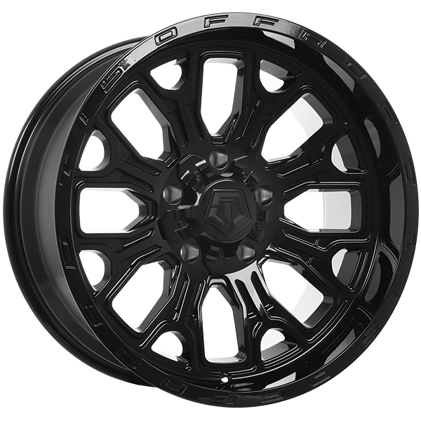 TIS Wheels 560 20x10.0 5x139.7 / 5x150 -19 110.1mm Gloss Black