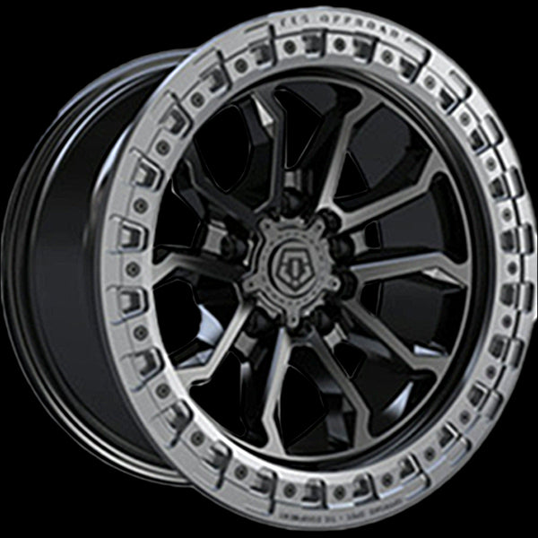 TIS Wheels 556 20x9.0 6x139.7 18 106.2mm Satin Black - Anthracite Lip