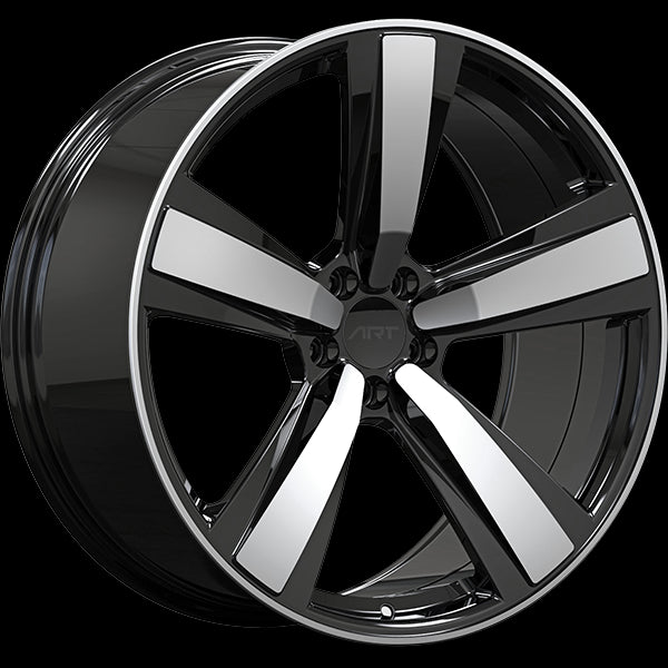 ART Replica 379 21x10.0 5x112 19 66.5 Gloss Black - Machined Face