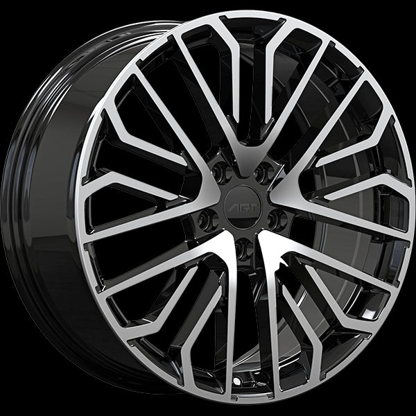 ART Replica 380 19x8.0 5x112 45 57.1 Gloss Black - Machined Face