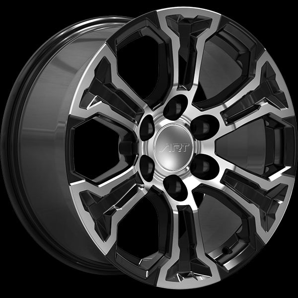 ART Replica 385 18x8.5 6x139.7 26 77.8 Gloss Black - Machined Face