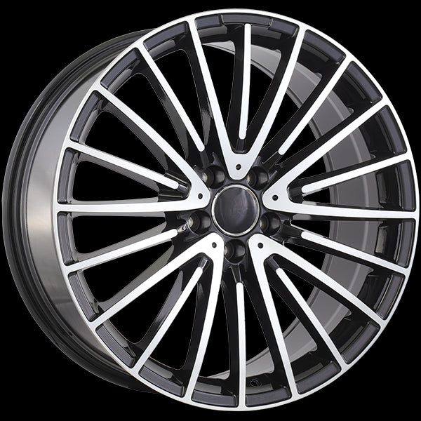 ART Replica 396 19x9.5 5x112 45 66.6 Gloss Black - Machined Face