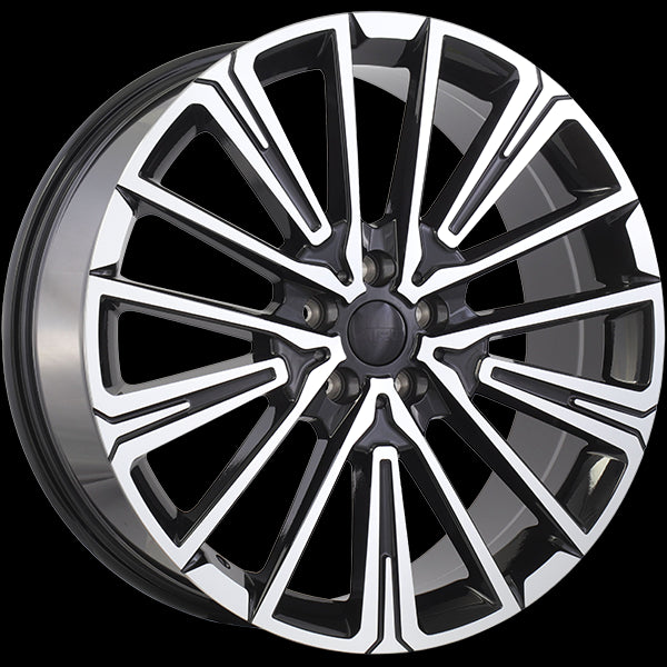 ART Replica 397 20x8.0 5x112 45 66.6 Gloss Black - Machined Face