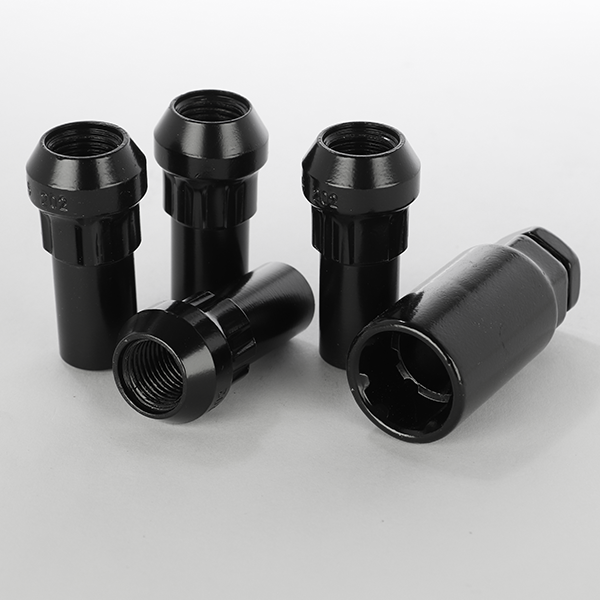 14x1.50 Acorn Lock Long 19/21mm Black
