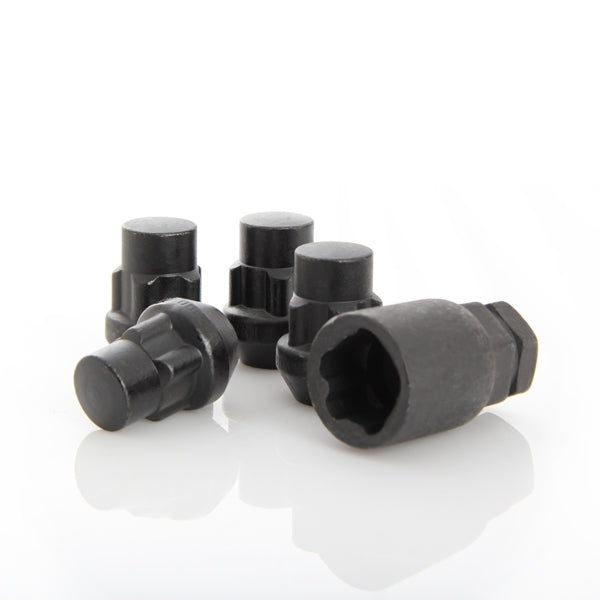 12x1.50 Acorn Lock 19/21mm Black Chrome