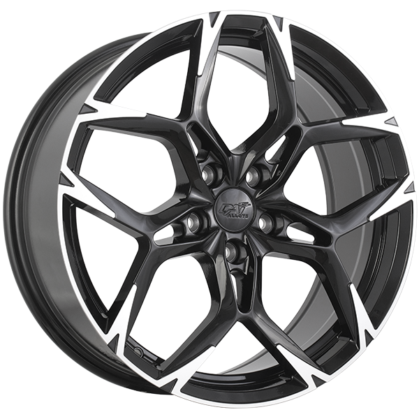 DAI Razor-X 19x8.0 5x115 40 70.3 Gloss Black - Machined Face