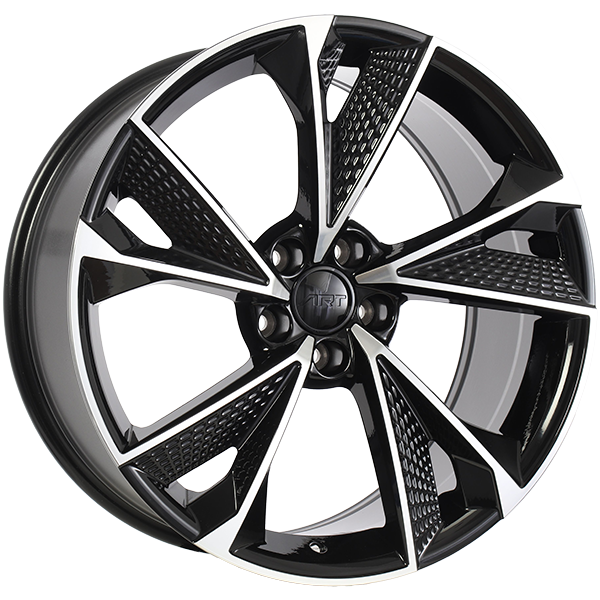 ART Replica 231 18x8.0 5x112 35 66.5 Gloss Black - Machined Face