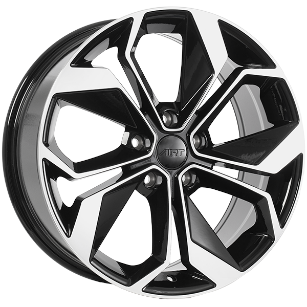 ART Replica 309 18x7.5 5x115 40 70.3 Gloss Black - Machined Face