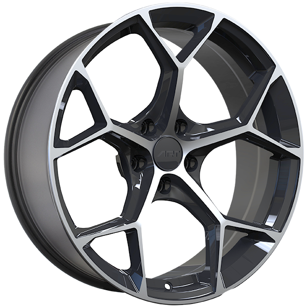 ART Replica 318 19x8.5 5x112 35 66.5 Gloss Black - Machined Face