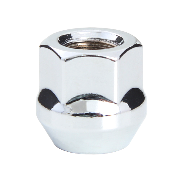 12x1.50 Open End Bulge 19mm Chrome