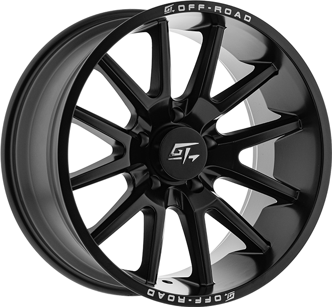 GT Offroad Raid 24x12 6x139.7 -44 106.1 Matte Black