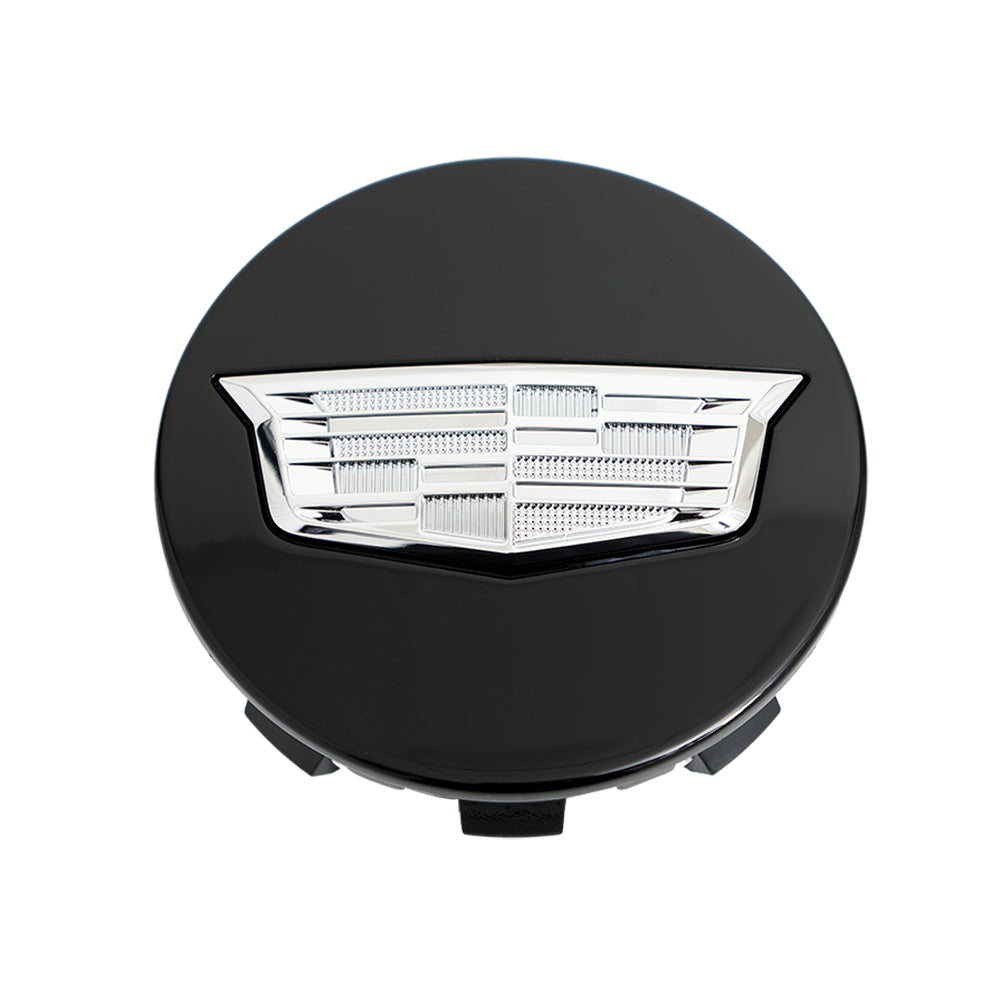 OEM Escalade Cap- Black With Chrome Logo (83mm) - 19333201