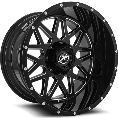 XF Offroad XF-211 22x10 6x135 / 6x139.7 -18 106.4 Gloss Black Milled