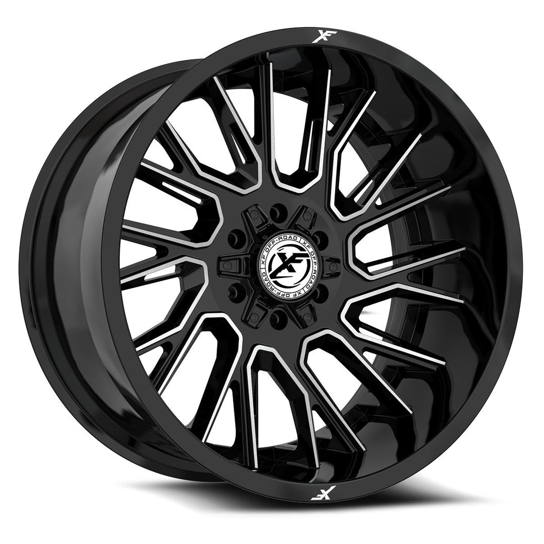 XF Offroad XF-230 18x9 6x135 / 6x139.7 12 106.4 Gloss Black Machined