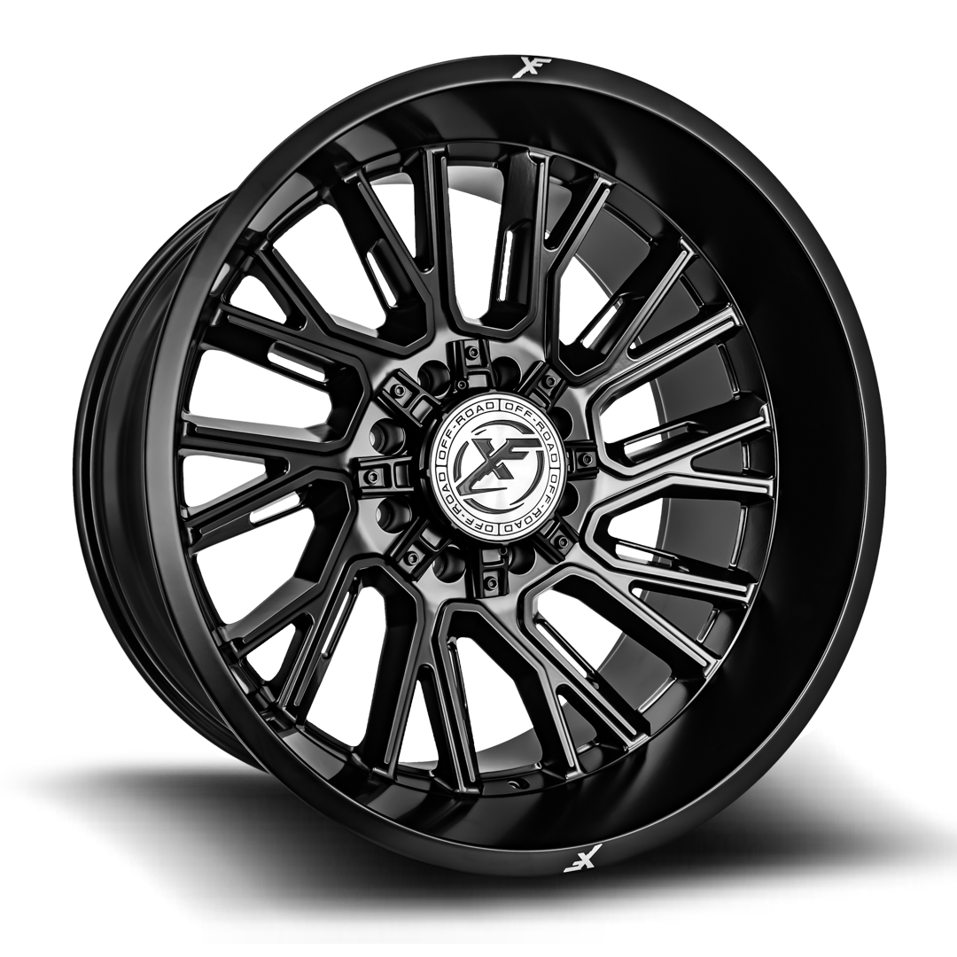 XF Offroad XF-230 22x10 6x135 / 6x139.7 -24 106.4 Satin Black