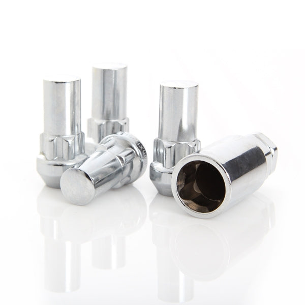 12x1.50 Acorn Lock Long 19/21mm Chrome