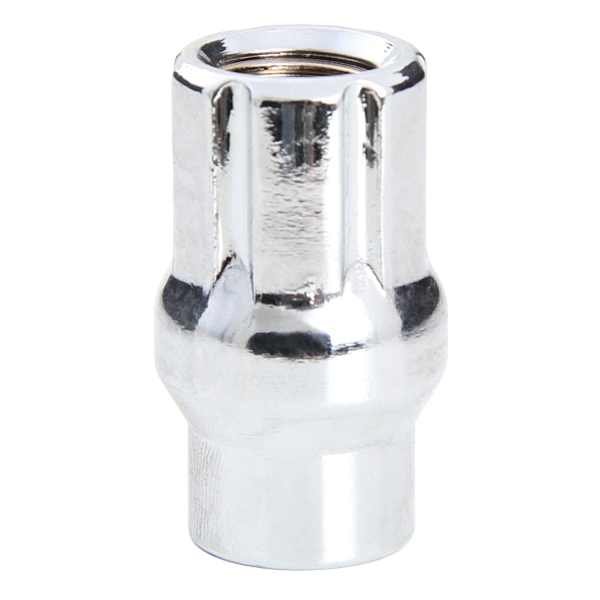 12x1.25 6 Spline ET Open End Nut Chrome