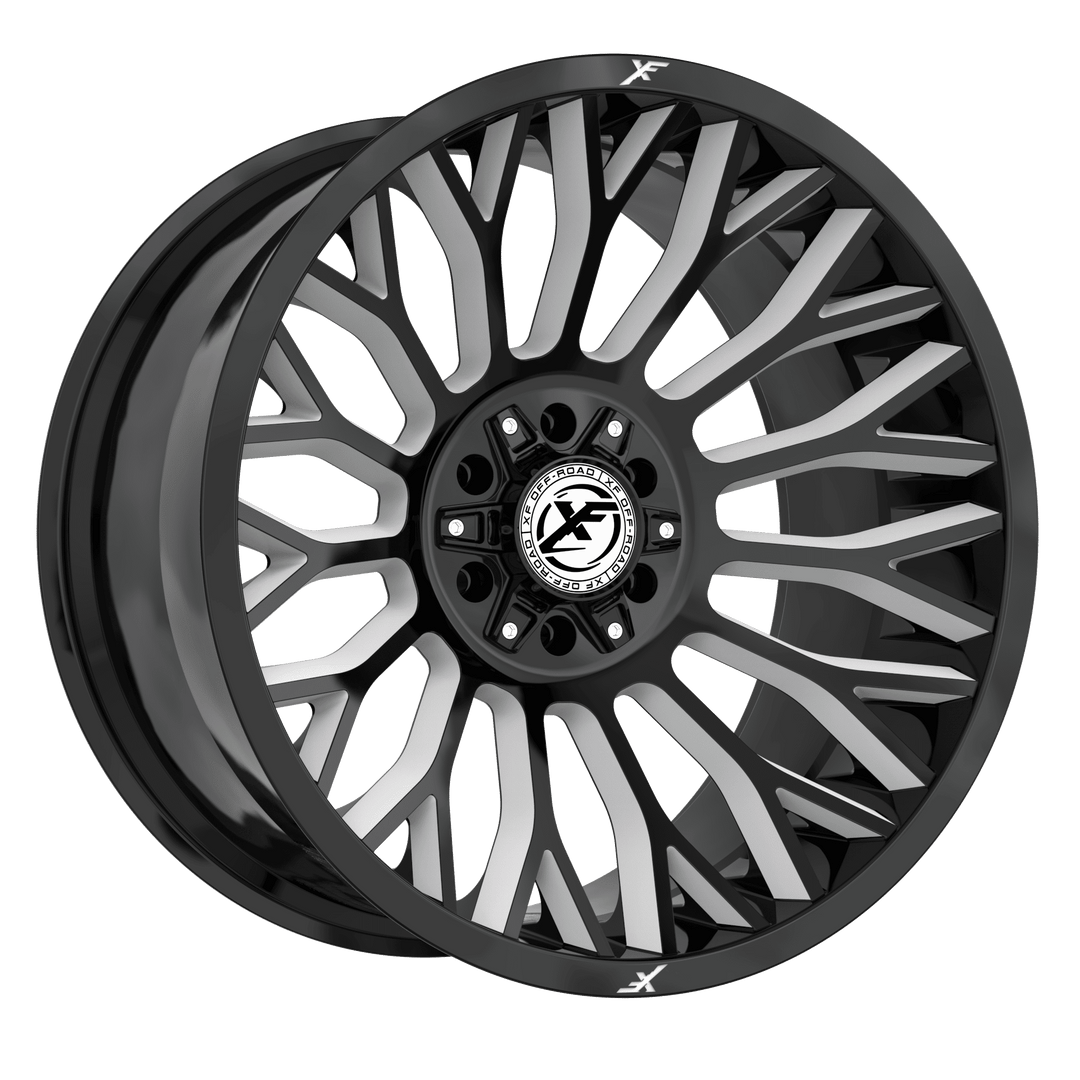 XF Offroad XF-237 20x9 6x135 / 6x139.7 12 106.4 Gloss Black Milled
