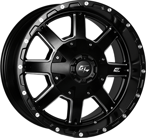 GT Offroad Invasion 18x9 8x165.1 / 180 0 125.2 Matte Black Milled