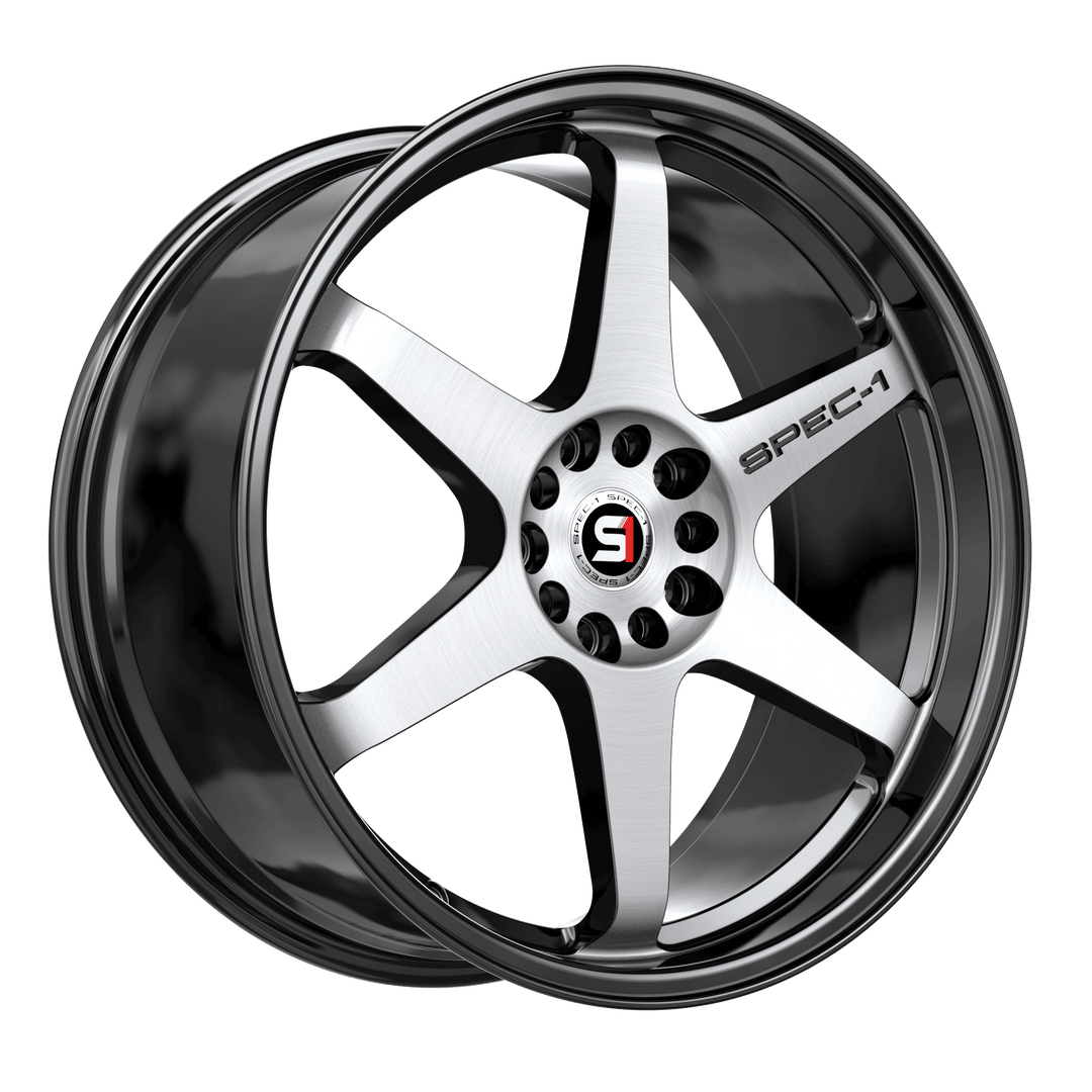 Spec-1 Racing SPT-33BM 18x8.5 5x110 / 5x114.3 38 73.1 Gloss Black Machined