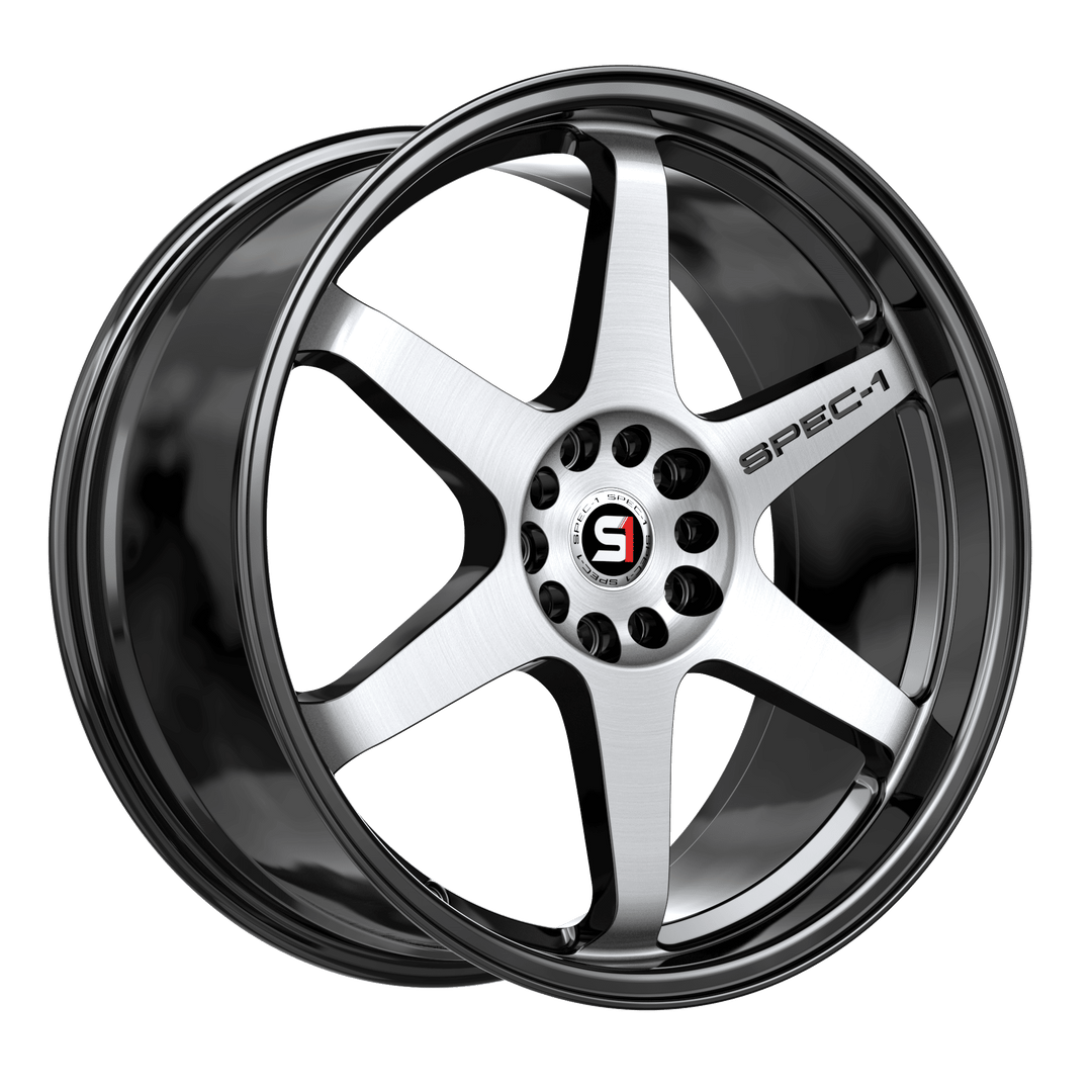 Spec-1 Racing SPT-33BM 18x8.5 5x114.3 / 5x120 38 73.1 Gloss Black Machined