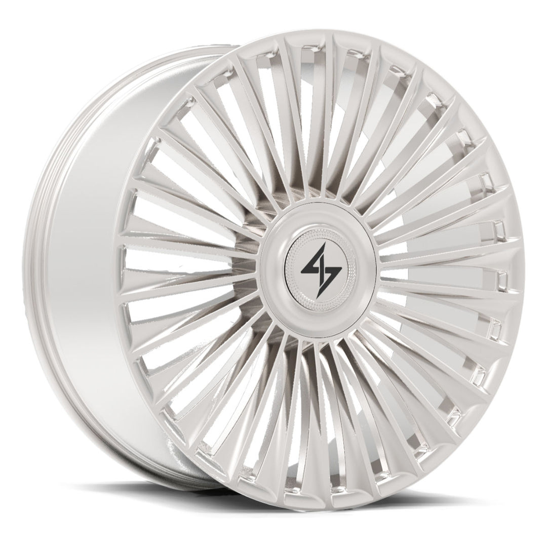 Sentali Luxx Turbine 22x9 5x112 / 5x115 25 71.6 Chrome
