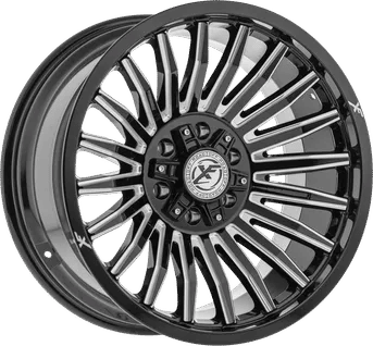 XF Offroad XF-231 20x9 6x135 / 6x139.7 12 106.4 Gloss Black Milled