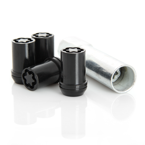 Lock Nut Spline 12x1.50mm 19/21mm Black