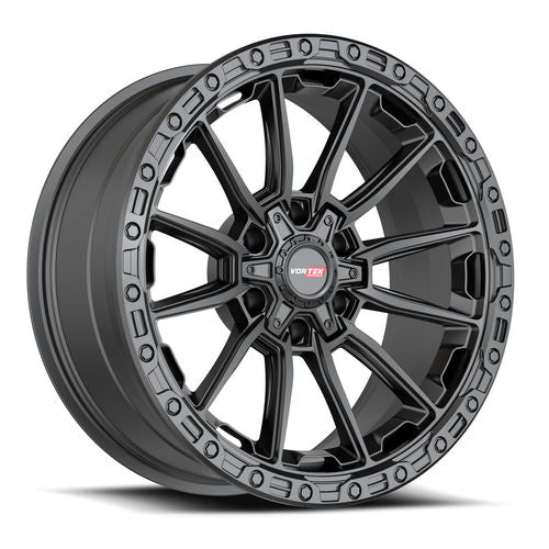 Vortek VRT-601 17x9 6x135 / 6x139.7 -12 106.1 Matte Black