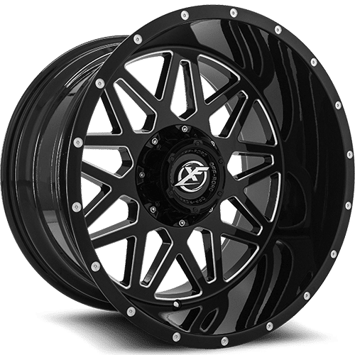 XF Offroad XF-211 22x12 5x127 / 5x139.7 -44 78.1 Gloss Black Milled