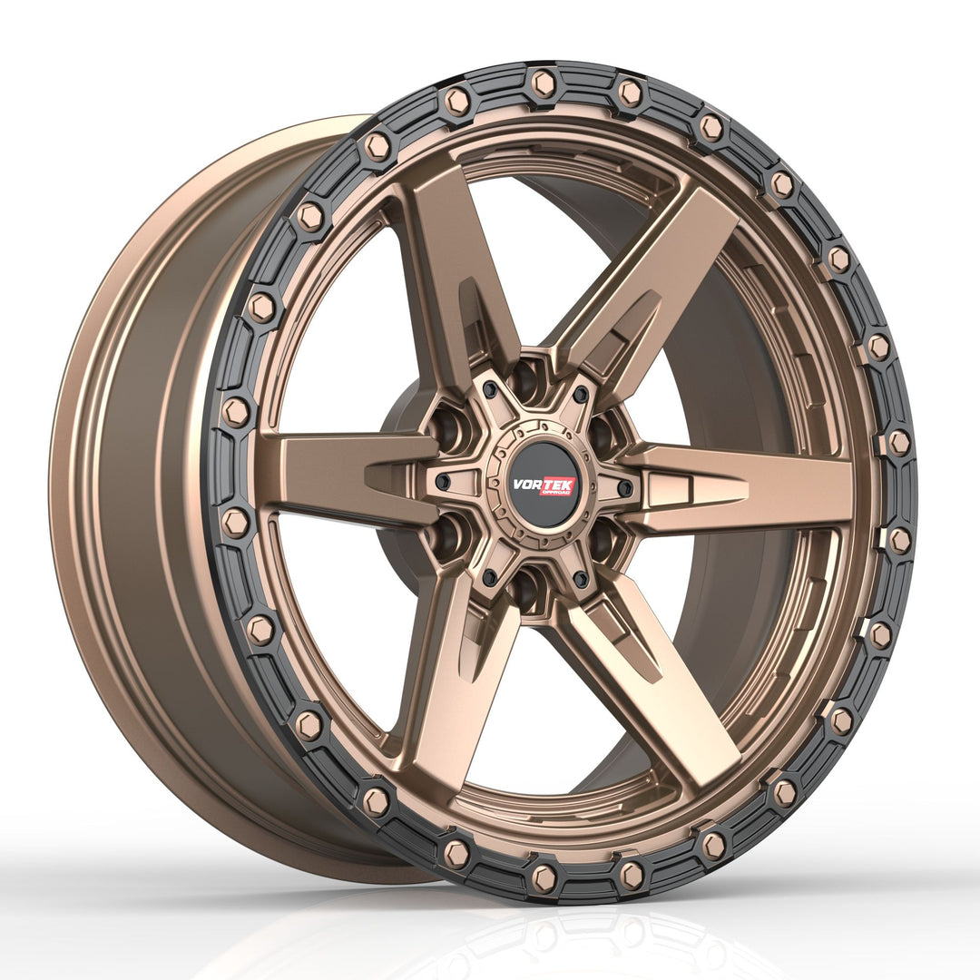 Vortek VRT-602MBR 18x9 6x135 / 6x139.7 0 106.1 Matte Bronze Black Bead Ring