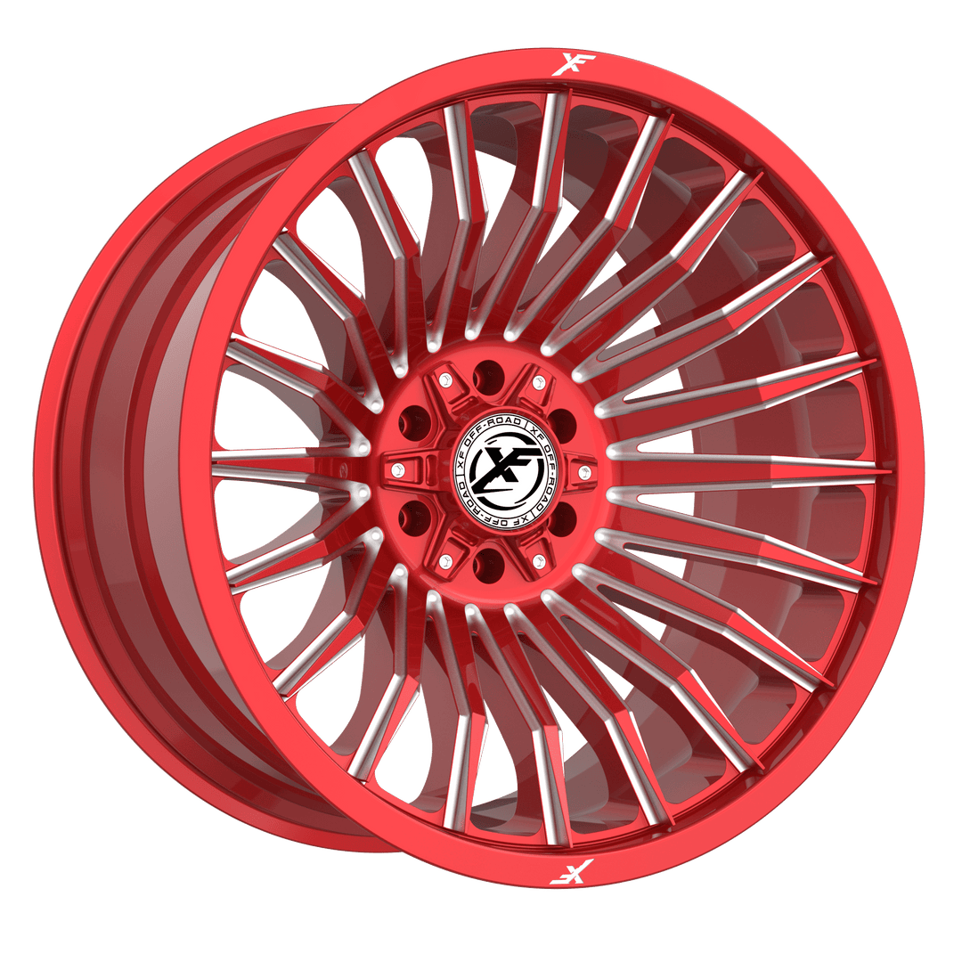 XF Offroad XF-231 20x10 5x127 / 5x139.7 -12 78.1 Red Milled