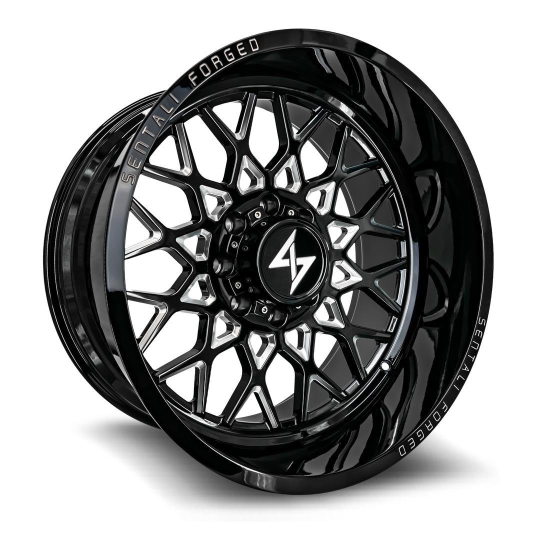 Sentali Forged SF5BM 30x16 8x165.1 -99 125.2 Gloss Black Milled