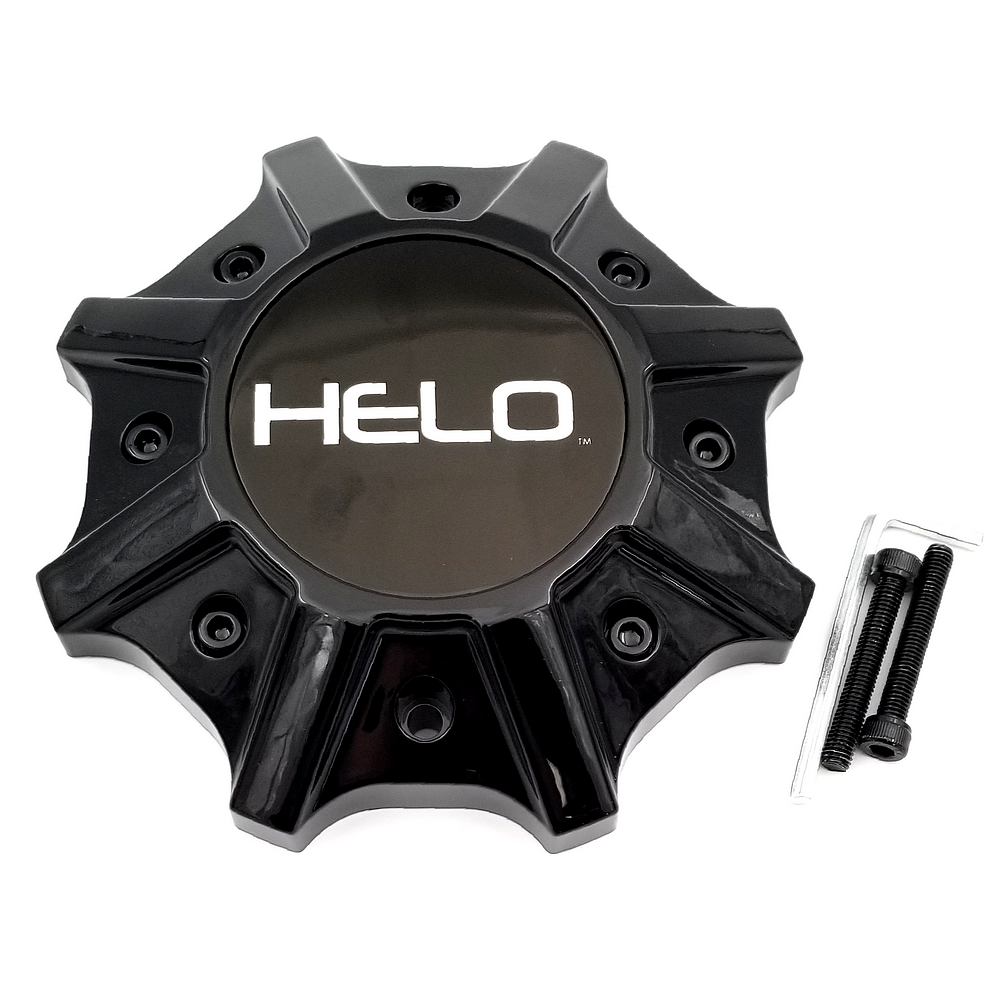 Helo Cap All Pcd - Gloss Black