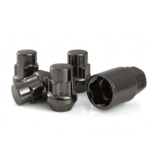 12x1.25 Acorn Lock 19/21mm Chrome Black