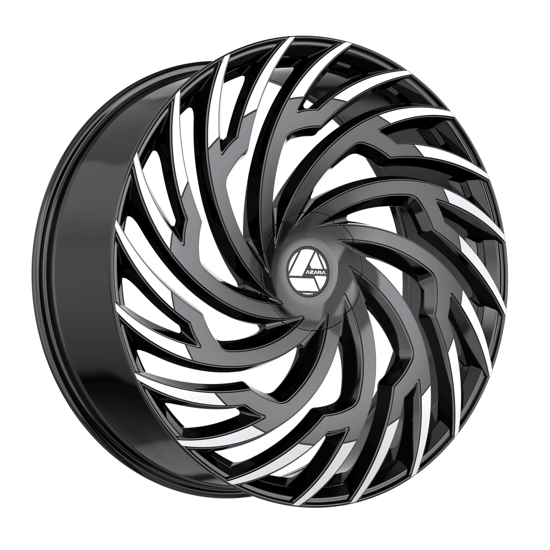 Azara AZA-536BM 18x8 5x114.3 / 5x120 35 74.1 Gloss Black Machined