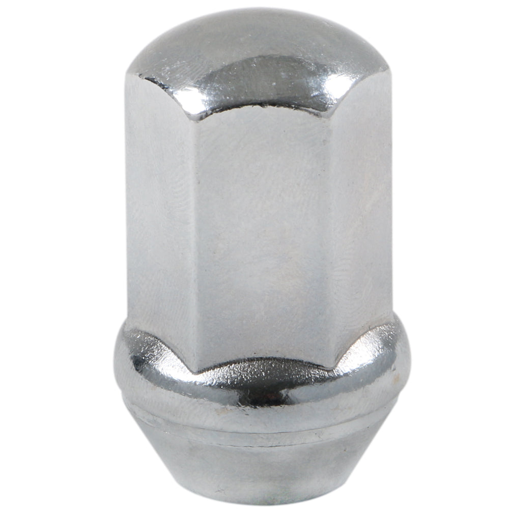 Acorn Duplex XL Chrome Nut 1PC 60° Bulge Seat - 14x1.50mm - 22mm Hex