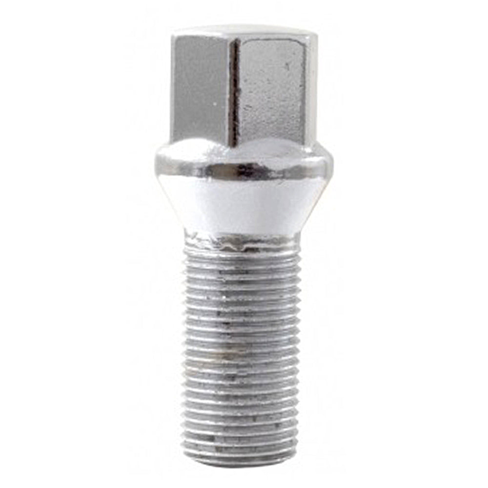 Acorn Chrome Bolt 60° Seat - 15x1.25mm - 28mm Shank - 17mm Hex