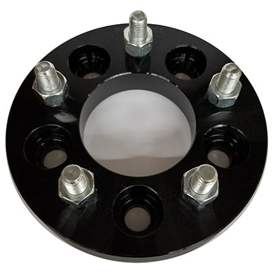 Billet Wheel Adapter Black 5x114.3 to 5x114.3mm - Centerbore  74.0mm - Thickness 32mm (1.25'') - 12x1.50mm
