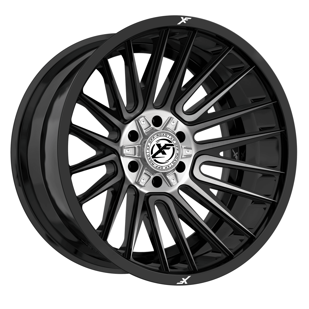 XF Offroad XF-234 20x10 8x165.1 / 8x180 -12 125.2 Black Brushed Dark Tint