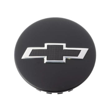 OEM Chevrolet Cap- Black With Chrome Logo (67mm) - 84266137