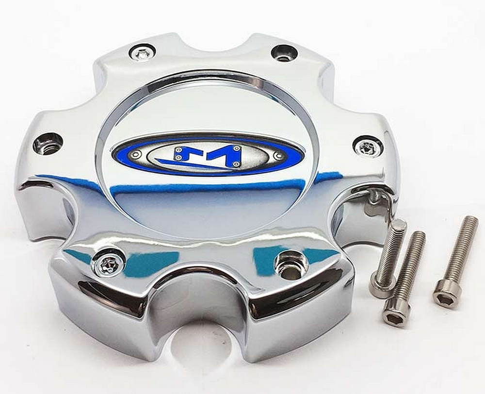 Mo951 Cap Chr 6x5.5 +18 - Blue Oval Logo